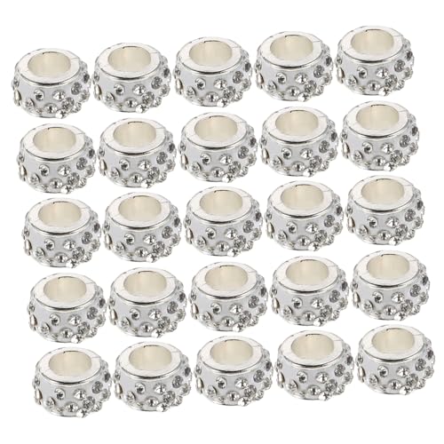 DOITOOL 100 Stück Große Loch Strass Spacer Perlen Bunte Polymer Clay Perlen mit Innenloch Kompatibel für Schmuckherstellung Armbänder Stiftanhänger Vielseitiges Diy Bastelmaterial DOITOOL 100 Stück Große Loch Strass Spacer Perlen Bunte Polymer Clay Perlen mit Innenloch Kompatibel für Schmuckherstellung Armbänder Stiftanhänger Vielseitiges Diy Bastelmaterial von DOITOOL