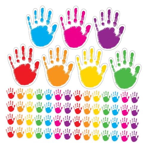 DOITOOL 100 Stück Handförmige Aufkleber Aus Palmenpapier Zum Zuschneiden Für Pinnwände Bunte Handabdruck Ausschnitte Randbesatz Für Pinnwände Frühlings Bulletin Ausschnitt DOITOOL 100 Stück Handförmige Aufkleber Aus Palmenpapier Zum Zuschneiden Für Pinnwände Bunte Handabdruck Ausschnitte Randbesatz Für Pinnwände Frühlings Bulletin Ausschnitt von DOITOOL