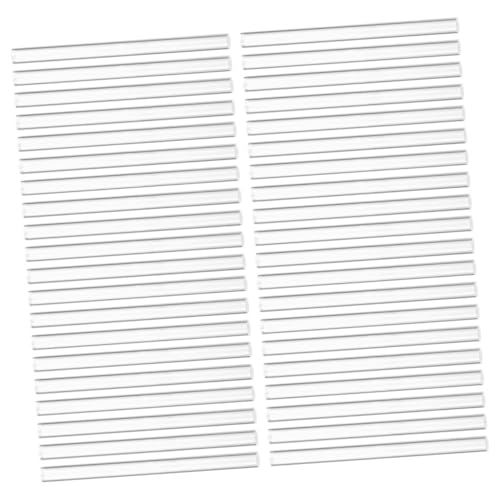 DOITOOL 100 Stück Heißklebestifte Transparent Hoher Klebekraft für DIY Bastelarbeiten und Reparaturen Einsetzbar Sicherer EVA Kleber für Heißklebepistolen von DOITOOL