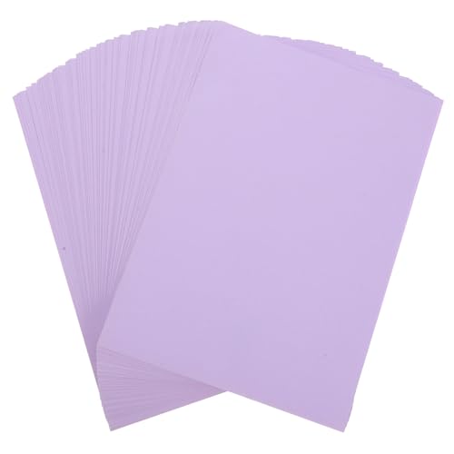 DOITOOL 100 Stück Hellviolettes Origami -Karton Kopieren Kopierpapier für Drucker Schüttgut a4 Druckpapier Bastelpapier selber falten dickes Druckerpapier Zellstoffpapier Lavendel von DOITOOL