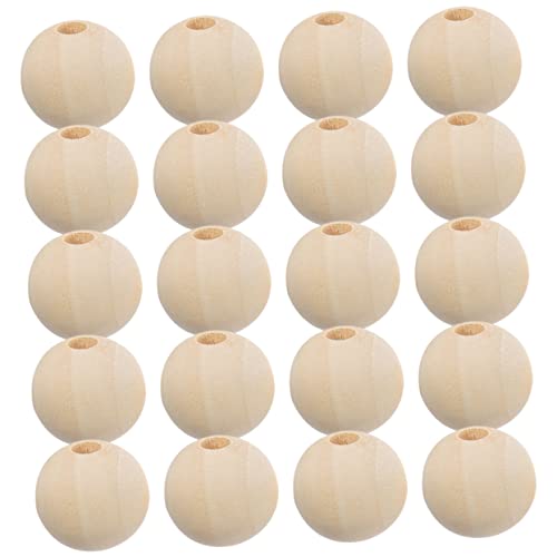 DOITOOL 100 Stück Holzperlen Auffädeln Natürliche Runde Lose Holzperlen für Diy Schmuck Halsketten Armbänder Girlande Bastelset für Kreative Handarbeiten DOITOOL 100 Stück Holzperlen Auffädeln Natürliche Runde Lose Holzperlen für Diy Schmuck Halsketten Armbänder Girlande Bastelset für Kreative Handarbeiten von DOITOOL