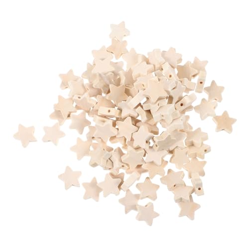 DOITOOL 100 Stück Holzperlen Sternenform für Diy Schmuckherstellung Bastelmaterialien für Armbänder Dekorationen und Projekte für Diy Enthusiasten DOITOOL 100 Stück Holzperlen Sternenform für Diy Schmuckherstellung Bastelmaterialien für Armbänder Dekorationen und Projekte für Diy Enthusiasten von DOITOOL