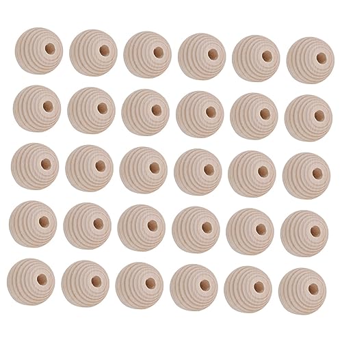 DOITOOL 100 Stück Holzperlen Unbehandelt Diy Bastelmaterial für Schmuckherstellung Kreative Projekte und Dekoration Natürliches Aussehen Einfach zu Verwenden DOITOOL 100 Stück Holzperlen Unbehandelt Diy Bastelmaterial für Schmuckherstellung Kreative Projekte und Dekoration Natürliches Aussehen Einfach zu Verwenden von DOITOOL