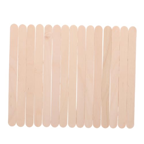 DOITOOL 100 Stück Holzstäbchen für DIY Basteln Natürlicher Sicherer Holzstab zum Rühren von Klebstoff und Wiederverwendbar Robust für Haushalt Kindergarten und Wiederverwendbar von DOITOOL