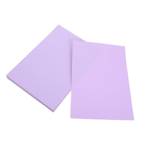 DOITOOL 100 Stück Kartenvorrat Druckpapier Kopierpapier für Drucker a4 Kopieren Schüttgut Druckerpapierkarton Zellstoffpapier Lavender von DOITOOL