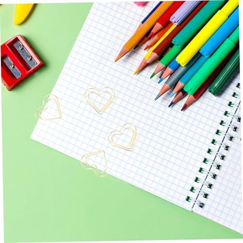 DOITOOL 100 Stück Kleine Büroklammern in Herzform aus Metall Dekorative Lesezeichen Clips für Büro und Zuhause Vielseitige Leichte Dokumentenhalter als Geschenk für Organisation DOITOOL 100 Stück Kleine Büroklammern in Herzform aus Metall Dekorative Lesezeichen Clips für Büro und Zuhause Vielseitige Leichte Dokumentenhalter als Geschenk für Organisation von DOITOOL