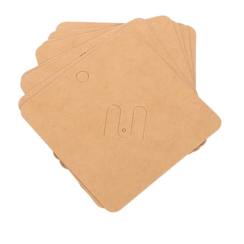 DOITOOL 100 Stück Kraftpapier Broschen Pin Karten Blanko Schmuck Display Karten für Ohrringe Halsketten Armbänder Verpackung und Schmuckpflege DOITOOL 100 Stück Kraftpapier Broschen Pin Karten Blanko Schmuck Display Karten für Ohrringe Halsketten Armbänder Verpackung und Schmuckpflege von DOITOOL