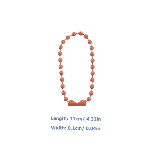 DOITOOL 100 Stück Kugelkette Schlüsselanhänger Weihnachtsdekoration Tags Charm Ketten Bunte Perlenkette für Diy Taschen Rucksäcke Vielseitig Einsetzbar DOITOOL 100 Stück Kugelkette Schlüsselanhänger Weihnachtsdekoration Tags Charm Ketten Bunte Perlenkette für Diy Taschen Rucksäcke Vielseitig Einsetzbar von DOITOOL