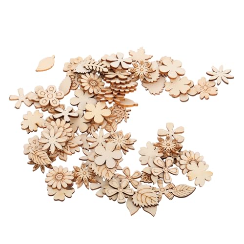 DOITOOL 100 Stück Lackierte Holzspäne Blumenausschnitte Holzblumen Zum Basteln Diy-tischdekoration Aus Holz Holzblumenausschnitt Blumenholzausschnitte Holzhandwerksformen Hölzern Beige DOITOOL 100 Stück Lackierte Holzspäne Blumenausschnitte Holzblumen Zum Basteln Diy-tischdekoration Aus Holz Holzblumenausschnitt Blumenholzausschnitte Holzhandwerksformen Hölzern Beige von DOITOOL