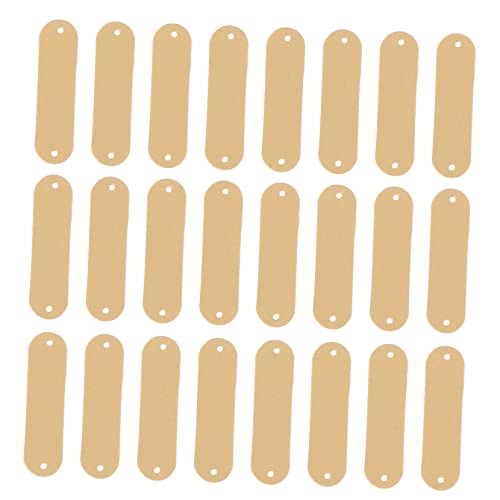 DOITOOL 100 Stück Leeres Lederetikett Bekleidungsetiketten Für Stoffanhänger Für Handgefertigte Artikel Wäscheetiketten Personalisierte Namensschilder Für Kleidung Yellow Kunstleder DOITOOL 100 Stück Leeres Lederetikett Bekleidungsetiketten Für Stoffanhänger Für Handgefertigte Artikel Wäscheetiketten Personalisierte Namensschilder Für Kleidung Yellow Kunstleder von DOITOOL