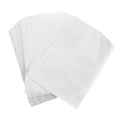 DOITOOL 100 Stück Listentasche Beleg Mailing Paket für Gepäck Unterlagen Post Versandetikettenhalter Versandtaschen Aktenorganisatortasche Lebensmittelpraxisbeutel Gefrierbeutel Sport Weiß von DOITOOL