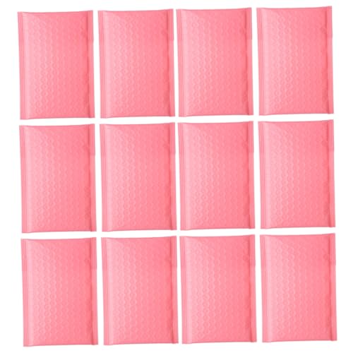 DOITOOL 100 Stück Luftpolsterbeutel Versandpakete Verpackungsumschläge für den Versand Kleinunternehmen Verpackung Briefumschläge Versandtaschen aus Kunststoff Blasenumschläge Sport Rosa von DOITOOL