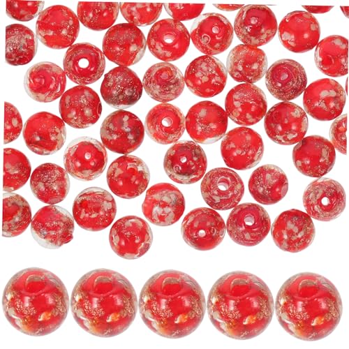 DOITOOL 100 Stück Luminous Glasperlen Rote Diy Schmuckperlen Leuchtende Kristallperlen für Armbänder und Handwerksprojekte für Bastelideen DOITOOL 100 Stück Luminous Glasperlen Rote Diy Schmuckperlen Leuchtende Kristallperlen für Armbänder und Handwerksprojekte für Bastelideen von DOITOOL