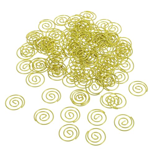 DOITOOL 100 Stück Metall Runde Büroklammern Kleine Zirkulare Papierklammern Stabile Dokumentenklammern für Akten und Lesezeichen zur Papierorganisation Goldfarben DOITOOL 100 Stück Metall Runde Büroklammern Kleine Zirkulare Papierklammern Stabile Dokumentenklammern für Akten und Lesezeichen zur Papierorganisation Goldfarben von DOITOOL