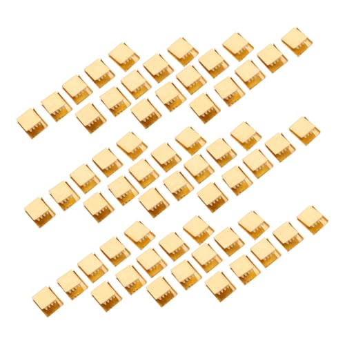 DOITOOL 100 Stück Metall Webbing Cord End Fasteners aus Kupfer Rutschfeste Crimp Endkappen für Kleidung Rucksäcke Zelte Vielseitig Einsetzbare DIY Schmuck Zubehör DOITOOL 100 Stück Metall Webbing Cord End Fasteners aus Kupfer Rutschfeste Crimp Endkappen für Kleidung Rucksäcke Zelte Vielseitig Einsetzbare DIY Schmuck Zubehör von DOITOOL