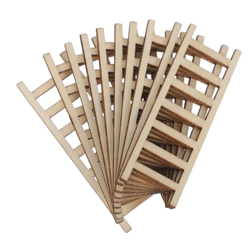DOITOOL 100stücke Holzleiter Miniatur Puppenhaustreppe Aus Holz Holzstufenmöbel-ornament Für Diy-bastelarbeiten Mikro-landschafts-requisiten-dekorationen DOITOOL 100stücke Holzleiter Miniatur Puppenhaustreppe Aus Holz Holzstufenmöbel-ornament Für Diy-bastelarbeiten Mikro-landschafts-requisiten-dekorationen von DOITOOL