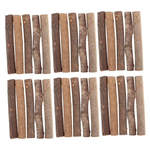 DOITOOL 100 Stück Mini Holzstäbe Naturzweige für DIY Bastelprojekte Robuste Holzstäbe für Rustikale Wohnaccessoires Foto Requisiten und Vasenfüllung von DOITOOL