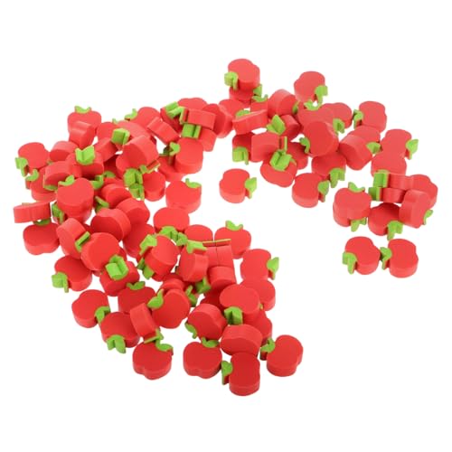 DOITOOL 100 Stück Mini Radiergummis Apfelform Kawaii Radiergummis für Lustige und Dekorative für Schule und Bastelaktivitäten für Kleine Künstler DOITOOL 100 Stück Mini Radiergummis Apfelform Kawaii Radiergummis für Lustige und Dekorative für Schule und Bastelaktivitäten für Kleine Künstler von DOITOOL