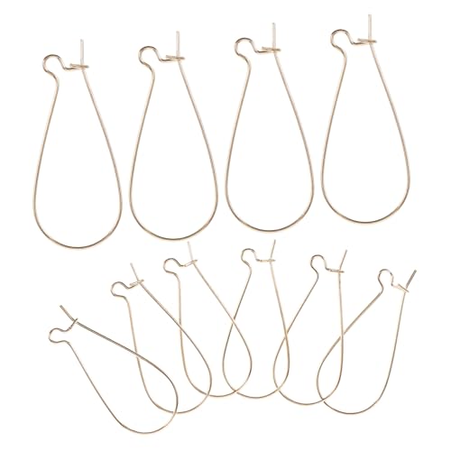 DOITOOL 100 Stück Ohrhaken -Ohrclip -Montage -Ohrringe Herstellung Ohrringe machen Haken Piercing groß DIY-Zubehör für Ohrringe handgefertigtes Ohrringmaterial Eisen Golden DOITOOL 100 Stück Ohrhaken -Ohrclip -Montage -Ohrringe Herstellung Ohrringe machen Haken Piercing groß DIY-Zubehör für Ohrringe handgefertigtes Ohrringmaterial Eisen Golden von DOITOOL