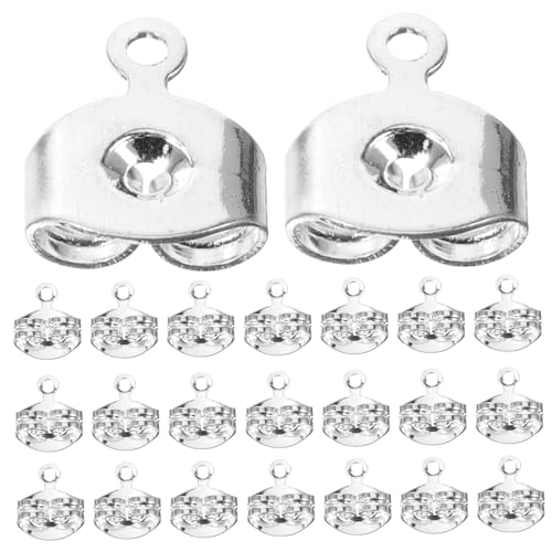 DOITOOL 100 Stück Ohrstecker Verschlüsse Schraubverschluss Ohrring Verschluss Diy Schmuckzubehör Sternform Ohrring Stopper Langlebig und Praktisch Geeignet für Frauen und Bastler von DOITOOL
