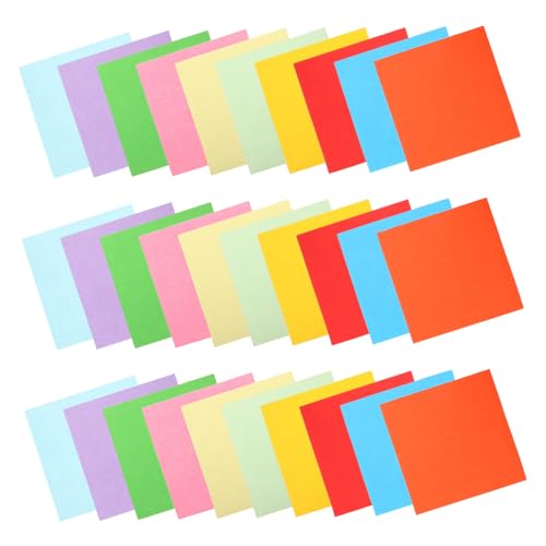 DOITOOL 100 Stück Origami Papier Buntes Quadratisches Bastelpapier für DIY Handarbeit Anfänger Geschenkverpackung und Feierdeko Geeignet DOITOOL 100 Stück Origami Papier Buntes Quadratisches Bastelpapier für DIY Handarbeit Anfänger Geschenkverpackung und Feierdeko Geeignet von DOITOOL