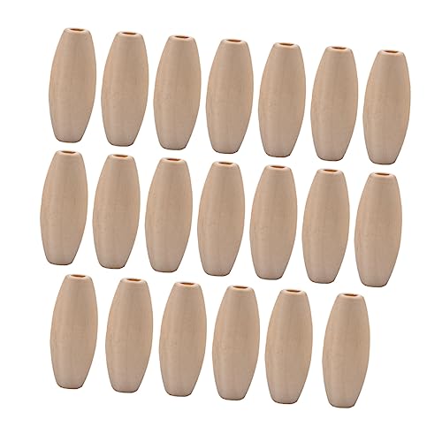 DOITOOL 100 Stück Oval Diy Holzperlen Bastelbedarf für Schmuckherstellung Dekorative Perlen für Armbänder und Projekte für Diy Fans und Festlichkeiten DOITOOL 100 Stück Oval Diy Holzperlen Bastelbedarf für Schmuckherstellung Dekorative Perlen für Armbänder und Projekte für Diy Fans und Festlichkeiten von DOITOOL