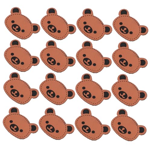 DOITOOL 100 Stück PU Lederetiketten mit Geprägtem Bärenkopf zum Annähen Strapazierfähig Braun DIY Bekleidungszubehör für Jacken Taschen Patches und Kreative Handarbeiten DOITOOL 100 Stück PU Lederetiketten mit Geprägtem Bärenkopf zum Annähen Strapazierfähig Braun DIY Bekleidungszubehör für Jacken Taschen Patches und Kreative Handarbeiten von DOITOOL