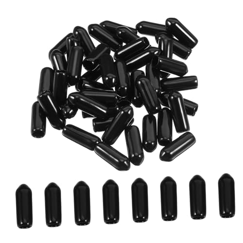 DOITOOL 100 Stück PVC Schraubenschutzkappen Schwarz Flexible Schutzkappen für Schrauben mit Unterlegscheiben Elektrische Kabelenden Schutz Abdeckungen für und Drahtenden DOITOOL 100 Stück PVC Schraubenschutzkappen Schwarz Flexible Schutzkappen für Schrauben mit Unterlegscheiben Elektrische Kabelenden Schutz Abdeckungen für und Drahtenden von DOITOOL