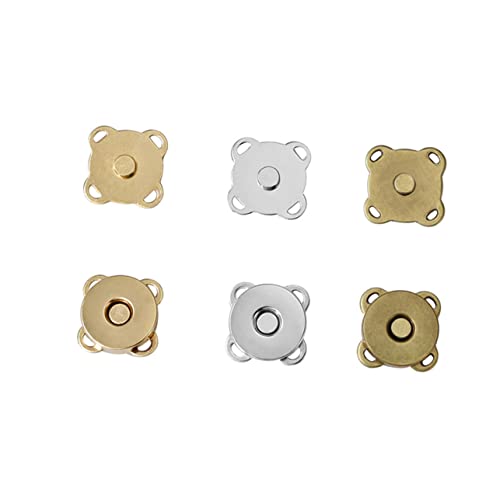 DOITOOL 100 Stück Pflaumenblüten-Magnetschnalle magnetische Befestigungselemente für Stoffe Magnetverschlüsse für Taschen Magnete nähen handtaschen zubehör Handtaschenzubehör brieftasche von DOITOOL
