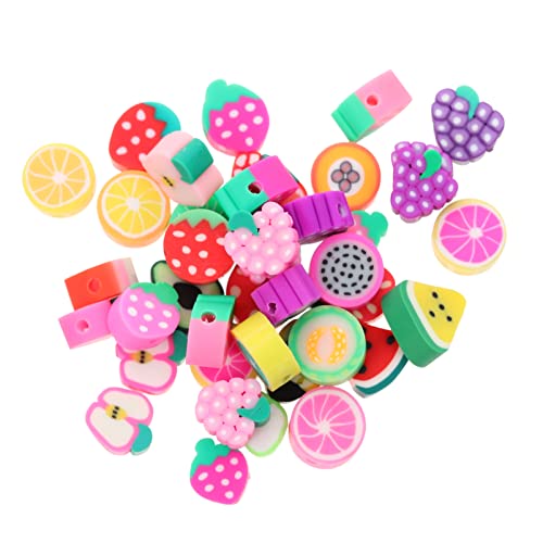 DOITOOL 100 Stück Polymer Clay Beads Bunte Frucht Themen Perlen für Diy Schmuckgestaltung Bastelzubehör für Armbänder und Kreativitätsförderung für Erwachsene DOITOOL 100 Stück Polymer Clay Beads Bunte Frucht Themen Perlen für Diy Schmuckgestaltung Bastelzubehör für Armbänder und Kreativitätsförderung für Erwachsene von DOITOOL