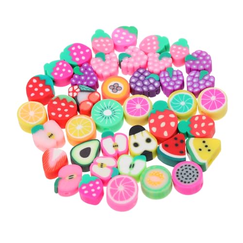 DOITOOL 100 Stück Polymer Clay Beads mit Bunten Früchten Lose Spacer Perlen für DIY Schmuckherstellung Armbänder und Ketten Selber Machen Vielseitige Bastelperlen für Kreative DOITOOL 100 Stück Polymer Clay Beads mit Bunten Früchten Lose Spacer Perlen für DIY Schmuckherstellung Armbänder und Ketten Selber Machen Vielseitige Bastelperlen für Kreative von DOITOOL