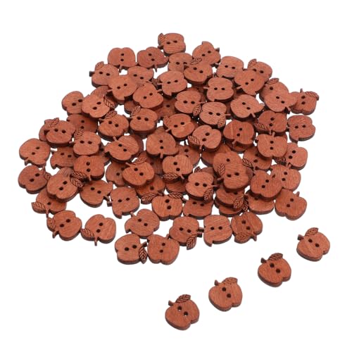 DOITOOL 100 Stück Retro Apfelförmige Holzknöpfe Doppel Natürliches Material Für Nähen Basteln DIY Handgemachte Dekorationen Für Kleidung Jacken Taschen DOITOOL 100 Stück Retro Apfelförmige Holzknöpfe Doppel Natürliches Material Für Nähen Basteln DIY Handgemachte Dekorationen Für Kleidung Jacken Taschen von DOITOOL