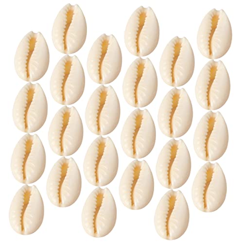 DOITOOL 100 Stück Schalenarmbandmaterial Muschelkette Schmuckherstellung Muschelperle lose Perlen schälen Muschel formt Perlen UV Schmuckzubehör Perlen für Schmuckherstellungsset Hülse von DOITOOL