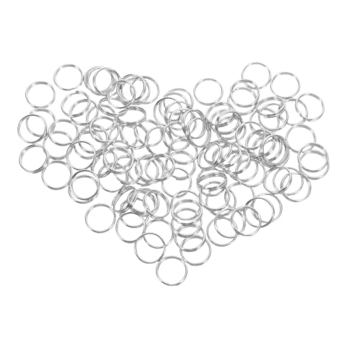 DOITOOL 100 Stück Schlüsselringe Außendurchmesser Robuste Silberne Biegeringe für DIY Schmuckherstellung Basteln und Schlüsselanhänger Bulk Rostfrei und Glänzend DOITOOL 100 Stück Schlüsselringe Außendurchmesser Robuste Silberne Biegeringe für DIY Schmuckherstellung Basteln und Schlüsselanhänger Bulk Rostfrei und Glänzend von DOITOOL