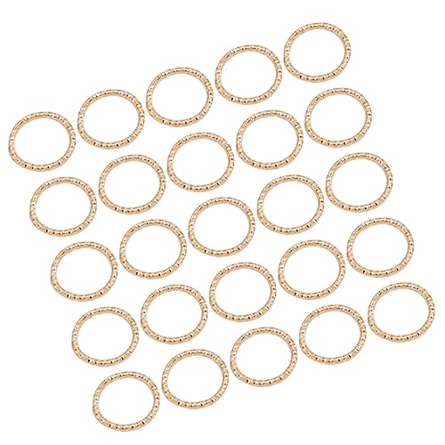 DOITOOL 100 Stück Schmuck Making Kit Schmuckringe für Anhänger Drahtsprungringe Schlüssel Reifen bastelzeug DIY Schmuckzubehör Schnallenringe Zubehör zur Schmuckherstellung Golden von DOITOOL