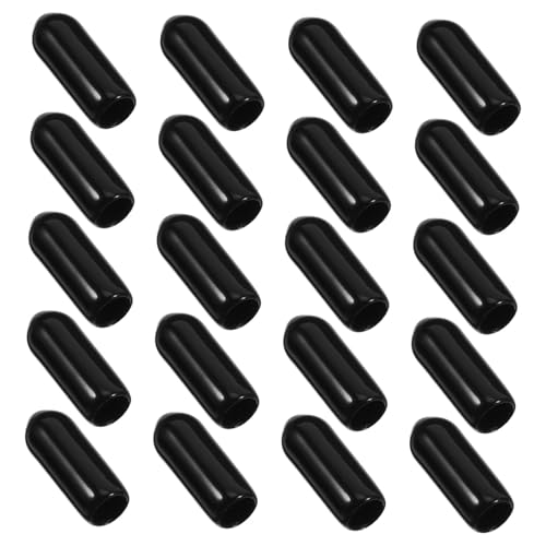DOITOOL 100 Stück Schwarze PVC Gewindeschutzkappen Flexibel Schraubenkopfabdeckungen Endkappen für Schrauben Kabel Draht Schutz Robust Einfach zu Montieren DOITOOL 100 Stück Schwarze PVC Gewindeschutzkappen Flexibel Schraubenkopfabdeckungen Endkappen für Schrauben Kabel Draht Schutz Robust Einfach zu Montieren von DOITOOL
