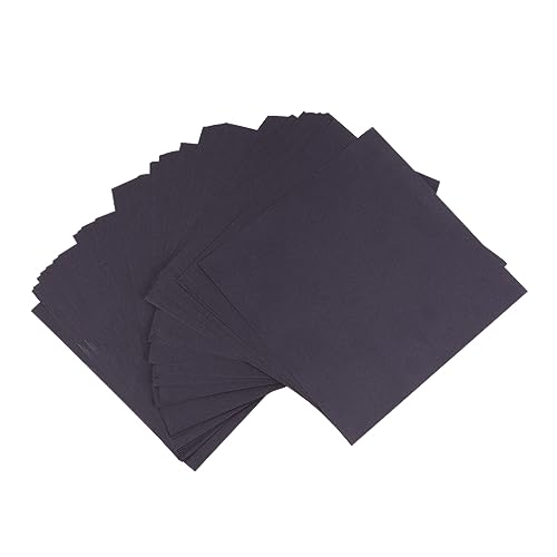 DOITOOL 100 Stück Schwarzes Origami Origami-Kraniche aus Papier bastelpapiere origami paper faltpapier schwarz quadratisch quadratisches papier schwarz quadratisches faltpapier groß von DOITOOL