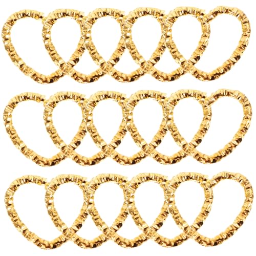DOITOOL 100 Stück Teiliges Goldene Herz sprung ringe Schmuckherstellung Verbindungselemente Leicht und Langlebig für DIY Schlüsselanhänger Ohrring anhänger Bastelprojekte DOITOOL 100 Stück Teiliges Goldene Herz sprung ringe Schmuckherstellung Verbindungselemente Leicht und Langlebig für DIY Schlüsselanhänger Ohrring anhänger Bastelprojekte von DOITOOL