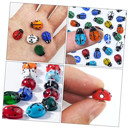 DOITOOL 100 Stück Teiliges Ladybug Glasperlen für Diy Schmuckherstellung Handgefertigte Hautfreundliche Perlen mit Einzigartigem Marienkäfer Design für Armbänder und Bastelprojekte DOITOOL 100 Stück Teiliges Ladybug Glasperlen für Diy Schmuckherstellung Handgefertigte Hautfreundliche Perlen mit Einzigartigem Marienkäfer Design für Armbänder und Bastelprojekte von DOITOOL