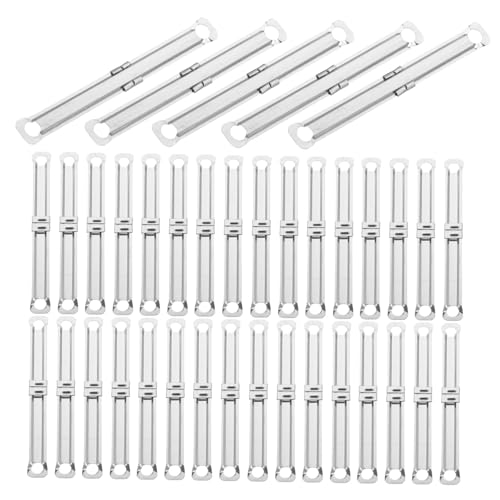 DOITOOL 100 Stück Teiliges Metall Buchbinderinge Doppelloch Mechanismus Starke Klammern für Papierorganisation Büro Schule Dokumentenbefestigung Leicht und Handschonend DOITOOL 100 Stück Teiliges Metall Buchbinderinge Doppelloch Mechanismus Starke Klammern für Papierorganisation Büro Schule Dokumentenbefestigung Leicht und Handschonend von DOITOOL