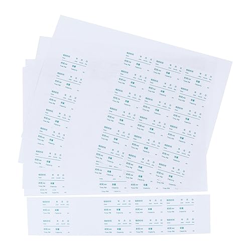 DOITOOL 100 Stück Teiliges Wasserfestes Ablösbares Muttermilch Aufbewahrungs Etiketten Papieraufkleber zum Beschriften von Flaschen und Gefrierbehältern für Lebensmittel und DOITOOL 100 Stück Teiliges Wasserfestes Ablösbares Muttermilch Aufbewahrungs Etiketten Papieraufkleber zum Beschriften von Flaschen und Gefrierbehältern für Lebensmittel und von DOITOOL