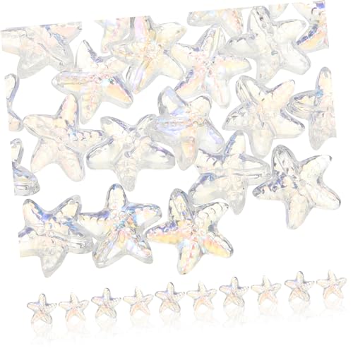 DOITOOL 100 Stück Transparente Glasperlen im Stern Design DIY Bastelperlen für Armbänder und Schmuckherstellung Hochwertiges Material für Ketten und Anhänger DOITOOL 100 Stück Transparente Glasperlen im Stern Design DIY Bastelperlen für Armbänder und Schmuckherstellung Hochwertiges Material für Ketten und Anhänger von DOITOOL