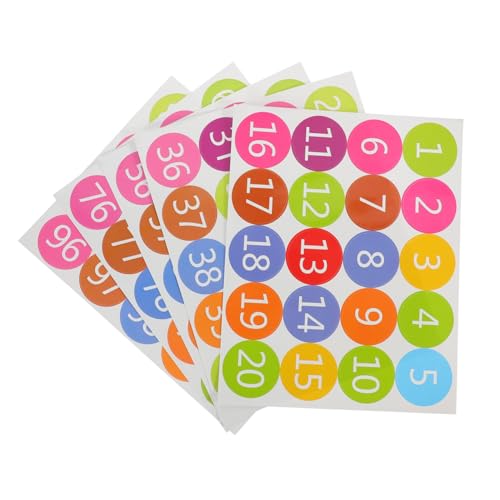 DOITOOL 100 Stück Universelles Etikett nummerierte Aufkleber Klebstoff Etiketten Aufkleber groß Klebetiketten Schule bücherregal Bodenpunkte für Klassenzimmer Zahlenbezeichnungen Papier DOITOOL 100 Stück Universelles Etikett nummerierte Aufkleber Klebstoff Etiketten Aufkleber groß Klebetiketten Schule bücherregal Bodenpunkte für Klassenzimmer Zahlenbezeichnungen Papier von DOITOOL
