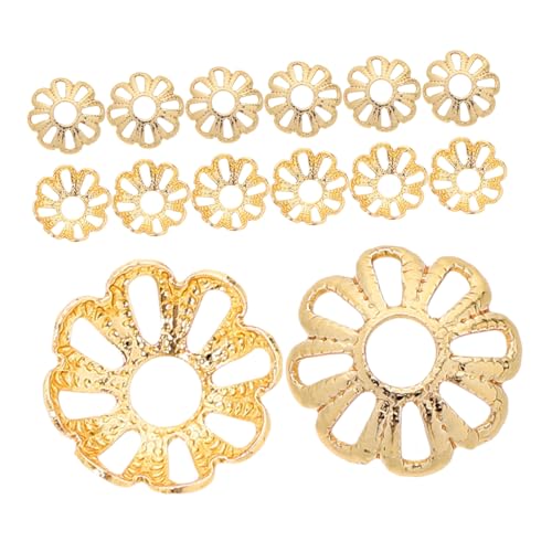 DOITOOL 100 Stück Vergoldete Perlen Blumenhüte Schmuckherstellungskomponenten Perlenkappen Schmuckherstellungszubehör Hohle Perlenkappen Endkappen Für Schmuck DOITOOL 100 Stück Vergoldete Perlen Blumenhüte Schmuckherstellungskomponenten Perlenkappen Schmuckherstellungszubehör Hohle Perlenkappen Endkappen Für Schmuck von DOITOOL