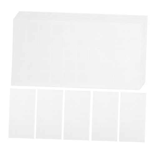 DOITOOL 100 Stück doppelseitiges Klebeband doppelt Doppelklebeband entfernbares Band Streifen Schwarzes Band Klebstoffpads doppelseitig stark selbstklebende Pads Acryl Transparent von DOITOOL