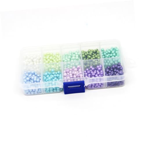 DOITOOL 1000 Stück Glasperlen mit Löchern für Armband und Schmuckherstellung Diy Bastelperlen für Ketten Ohrringe und Mehr Vielseitige Dekoration für Handtaschen und Fenster DOITOOL 1000 Stück Glasperlen mit Löchern für Armband und Schmuckherstellung Diy Bastelperlen für Ketten Ohrringe und Mehr Vielseitige Dekoration für Handtaschen und Fenster von DOITOOL