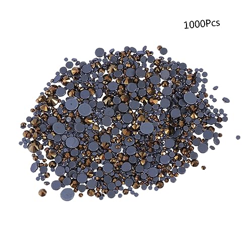 DOITOOL 1000 Stück Teiliges Set Flache Kristallglas Perlen Halbe Künstliche Schmuckperlen Goldfarben Gemischte zum Auffädeln und Basteln von Halsketten Diy Schmuckherstellung Stabile DOITOOL 1000 Stück Teiliges Set Flache Kristallglas Perlen Halbe Künstliche Schmuckperlen Goldfarben Gemischte zum Auffädeln und Basteln von Halsketten Diy Schmuckherstellung Stabile von DOITOOL