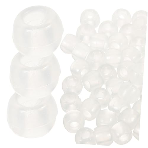 DOITOOL 1000 Stück UV-Farbwechsel-Perlen, mehrfarbig, reaktive Kunststoffperlen zur Schmuckherstellung, durchscheinend für selbstgemachte Armbänder und Halsketten, lustiger UV-Bewusstseinsunterricht von DOITOOL
