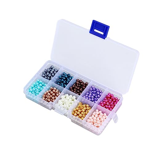 DOITOOL 1000Stücke Gemischte Farbige Glasperlen Für Schmuckherstellung Für DIY Armbänder Ketten Und Bastelprojekte Langlebig Und Vielseitig Einsetzbar DOITOOL 1000Stücke Gemischte Farbige Glasperlen Für Schmuckherstellung Für DIY Armbänder Ketten Und Bastelprojekte Langlebig Und Vielseitig Einsetzbar von DOITOOL