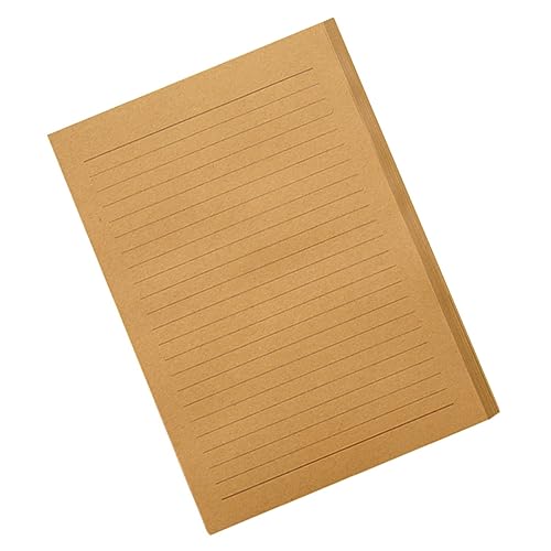 DOITOOL 100Blätter Kraftpapier Briefpapiere Beidseitig Bedruckt Tiefem für Malerei Schreiben von Briefen Notizen und Kreative Projekte von DOITOOL